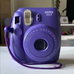 Instax Purple Simulated Camera with Instant Photo Feature